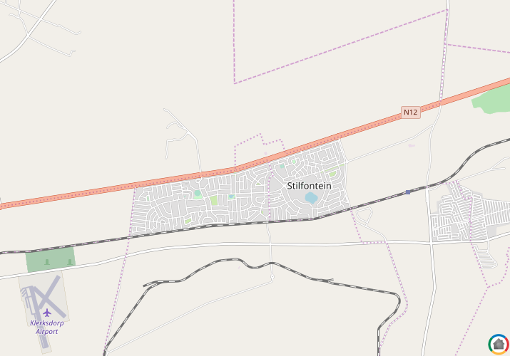 Map location of Stilfontein